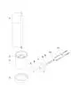 Dornbracht-TARA.-Toiletten-Bürstengarnitur-Ausladung 180mm-chrom, 83900892-00 Galeriebild 4